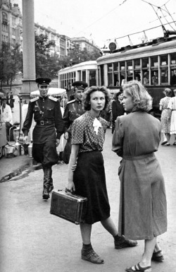 Beauty, On the Street postWW2 Russia