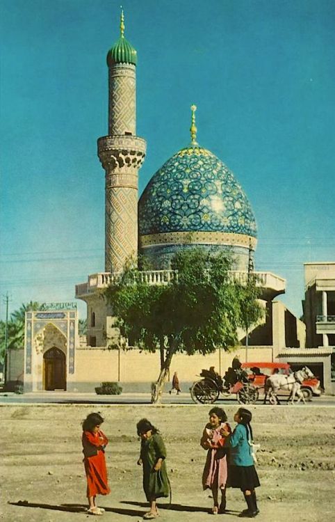 Mudhhir Al-Shawy Mosque in Al-Salhiyah area, Baghdad, Iraq (1958)
