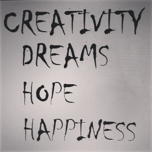 Día 6 palabras #retoigf13 #retoigf #reto #creativity #dreams #hope #happiness #words