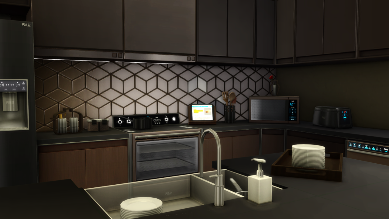 Littledica The Sims 4 Modern Kitchen Stuff Pack Download