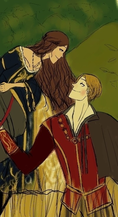 The Lady and her King RegentI miss drawing TRM especially my King Regent Jaime Fierro, I drew this f
