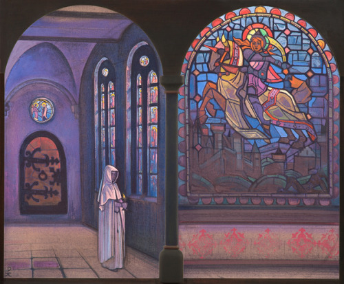 nicholasroerich:Glory to the hero, 1933, Nicholas RoerichMedium: canvas,tempera