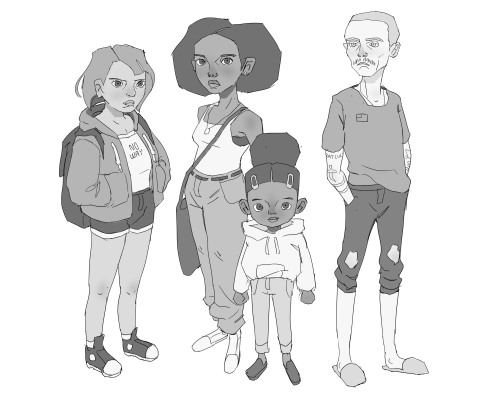 A group of characters for a thing I ended up never making