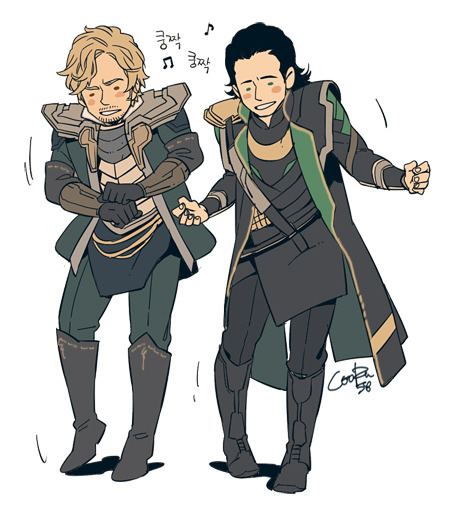 dancing Zachary and Tom was so cute. i really like new Fandral&hellip;o&lt;-&lt;
