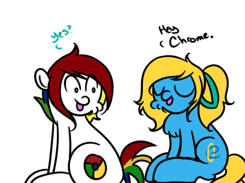 ask-internetexplorer:  ask-chromeandapple:  it’s never gonna happen. Please Stahp  HEHEHE  X3