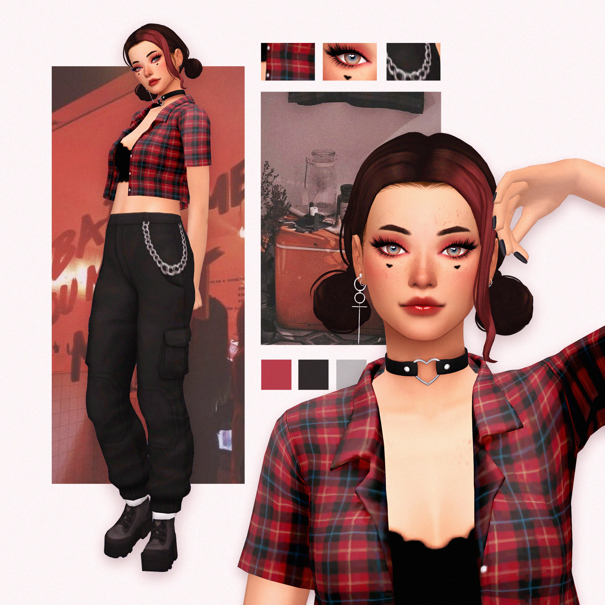 Sims 4 80s Lookbook