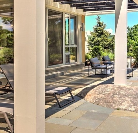 Modern Patio - PatioA Picture Of A Medium-sized, Minimalist Backyard Patio With A Pergola