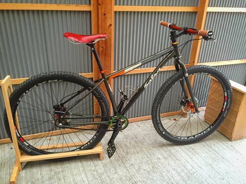 kinkicycle: Custom @salsacycles #singlespeed #mtb at Bicycle Maru, Nara, Japan. #cycle #custombike #