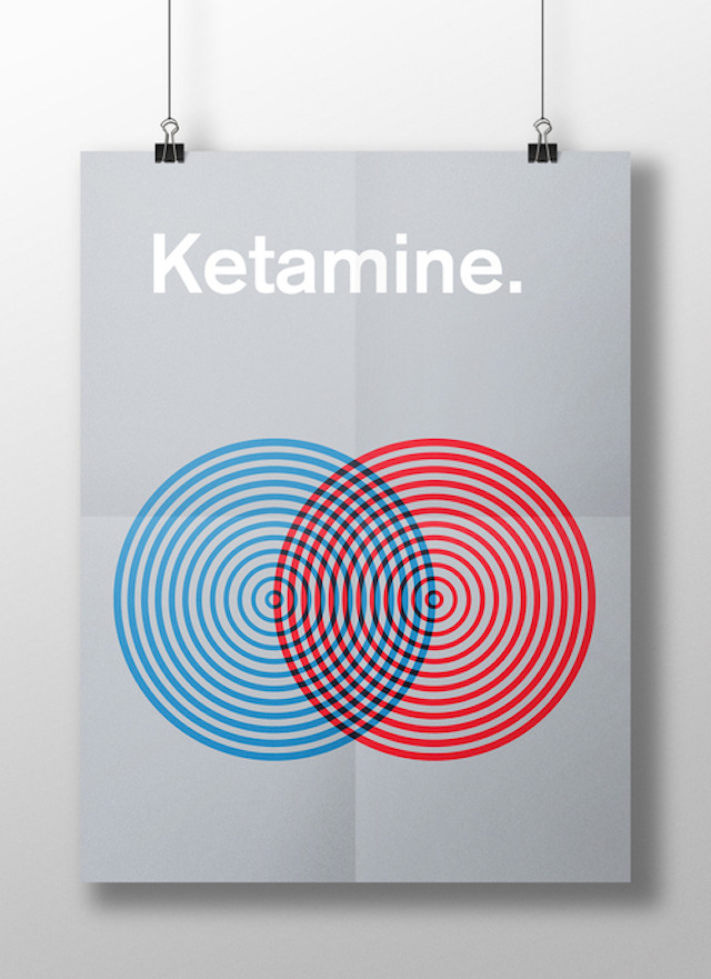 asylum-art-2:  Minimalist Posters of Drugs Symptoms“This is your brain on drugs”