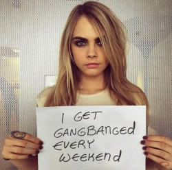 Megarchon:  You Know It Had To Be True… Cara Delevingne Is A Total Slut.