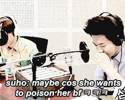 kyuunqsoo:  well done chen, you taught kyungsoo well /claps (trans) 