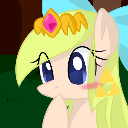 asktheconsoleponies:  Zelda: -Thinks deeply- Pony Prom  <3