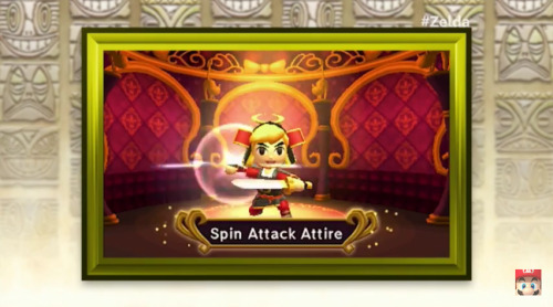 tinycartridge:  The Legend of Zelda: Tri Force Heroes ⊟ Co-op play with two other players to solve puzzles (with online support)! Collect items for outfits! Coming out for the 3DS this fall!BUY Majora's Mask 3D, Link Wind Waker Nendoroid