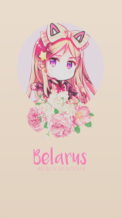 Some APH Girls wallpapers/lockscreens (with canon/fandom names) fonts: luna | bebas c