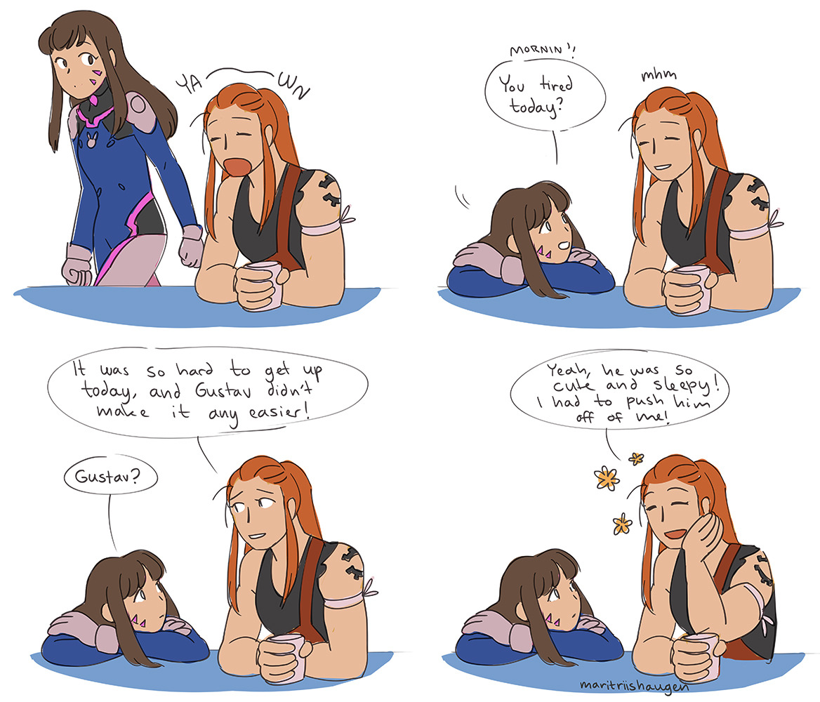 singultus:  Brigitte seems like the kind of girl who speaks about her cats as if