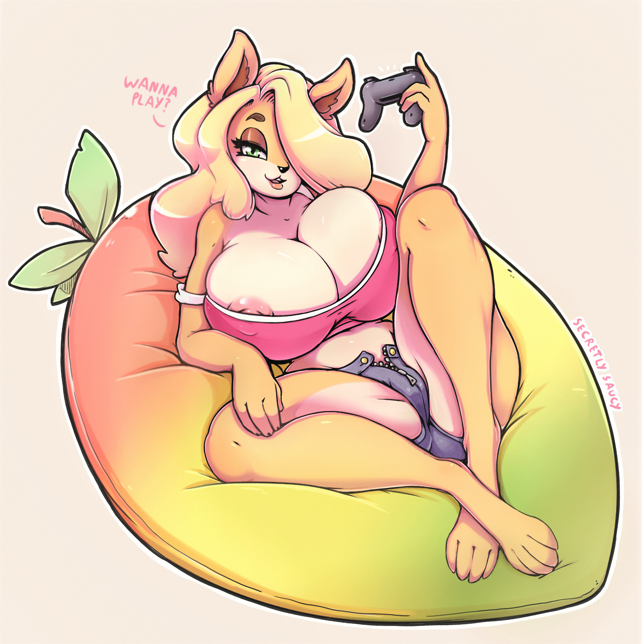 secretlysaucy:  Tawna Art Trade ( 1 of 2 ) My side of an trade with Bigdad He asked