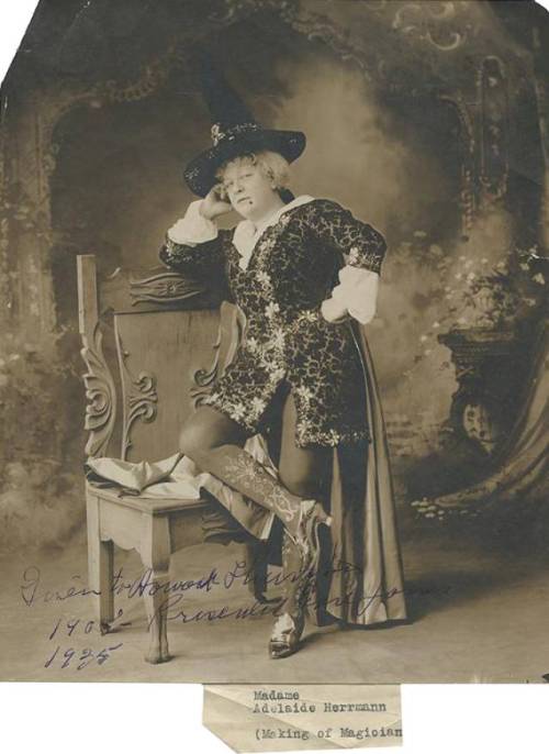 Porn Pics Adelaide Herrmann, the Queen of Magic (1853–1932)