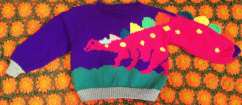 electri-cute:80s Dino SweaterItem: sweater that grants the wearer the ability to turn the hand in th