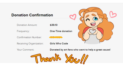 toastydoodles - HELLO! I forgot to post about the donations I...