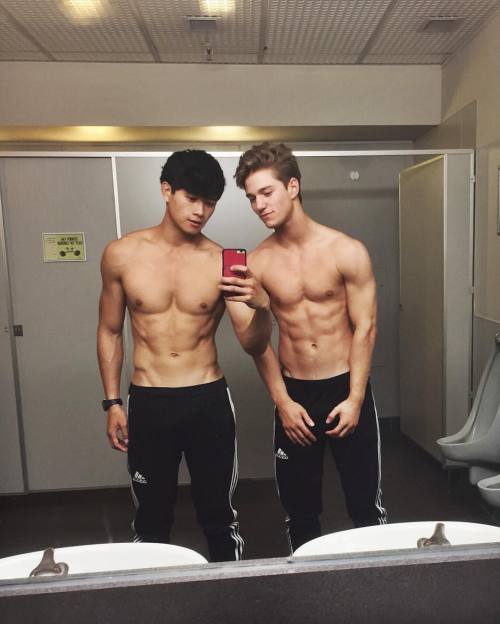 petersadrian:Twinning it with my gym partner porn pictures