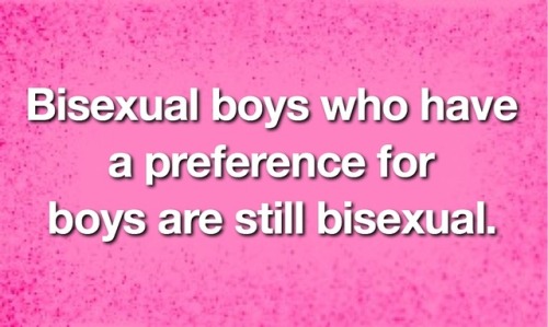 @Bisexual CommunityBisexual girls are still bisexual.Bisexual boys are still bisexual.Bisexual peopl