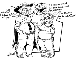 squidbiscuit: Someone asked for Mei overindulging McCree with snacks yesterday and I tried my best to provide.