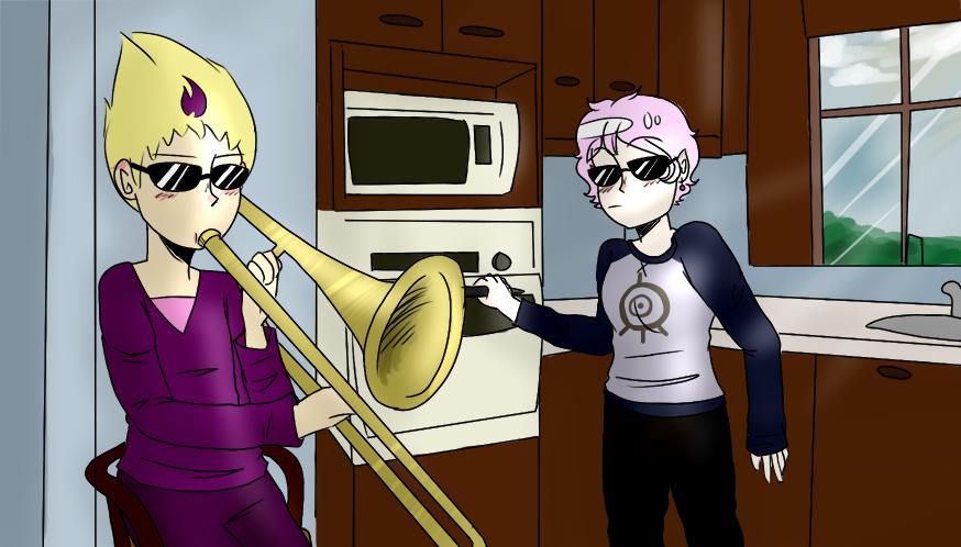alexdoestheart:  When Jeremie isn’t home