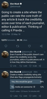 erikkillmongerdontpullout: adrianianam:  nilvoid:  nilvoid:  Elon Musk, a white European who benefitted from his upbringing is apartheid South Africa, is mad that a bunch of people pointed out to him on Twitter that he’s constantly lying about retaliating