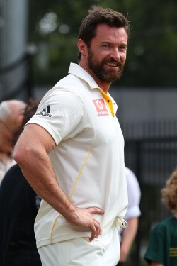 sdbboy69:  Love bearded Hugh Jackman. Yes Please.  Want to see more? Check out my archive at http://sdbboy69.tumblr.com/archive