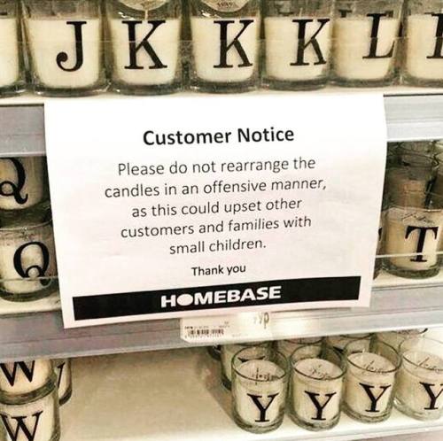 Candle Trouble&hellip; #homebase #obscenities #candles #funny #candle #letters #letterset #naughty