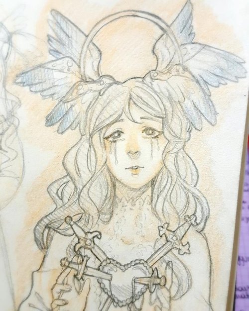 I&rsquo;ve been inspired by Lana Del Rey&rsquo;s outfit for MetGala and did a sketch of
