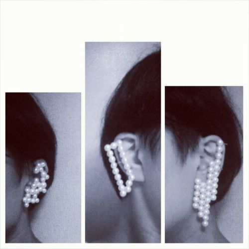 Ear cuffs by Aoki Yuri