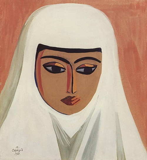 artist-sarian: Persian woman, 1910, Martiros SarianMedium: cardboard,tempera
