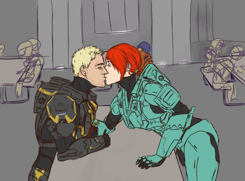 simmonsized:tfw you realize your gf just tricked you into kissing in front of the whole army or what