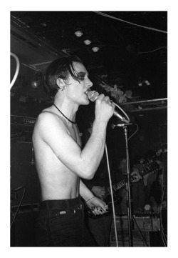 post-punker:  Dave Vanian, from The Damned, 1977 