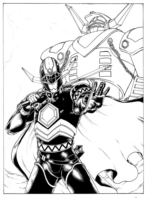 Inked the Magna Defender. Colors soon. 