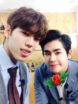 fyinfinite:  #NOW1theK #hashtag! Hello this is INFINITE H! “When are we pretty?” Send us with #INFINITEH_1theK! Gonna reply to u!  