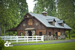beautifulbarns: Custom All-Wood Horse Barn