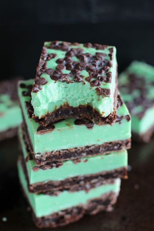 Mint Chocolate Chip Fudge