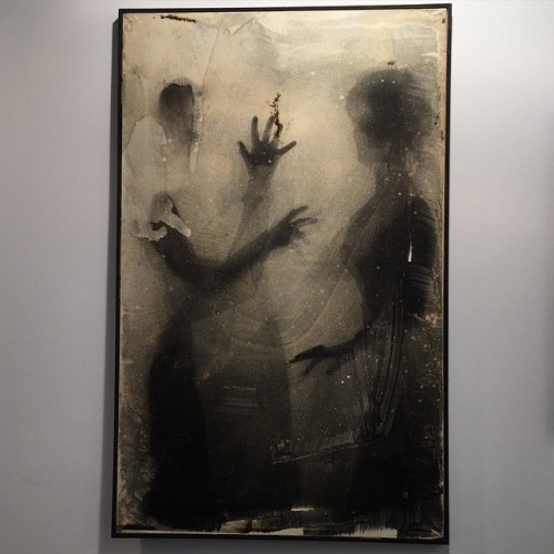Nikos Kessanlis, shadow prints 1970s (at Art-Athina 2015)