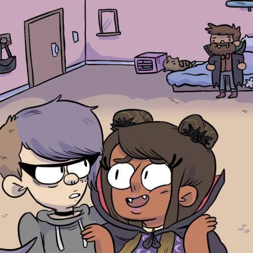 Swipe to see some panels from KIM REAPER: VAMPIRE ISLAND! It’s out now and available everywher