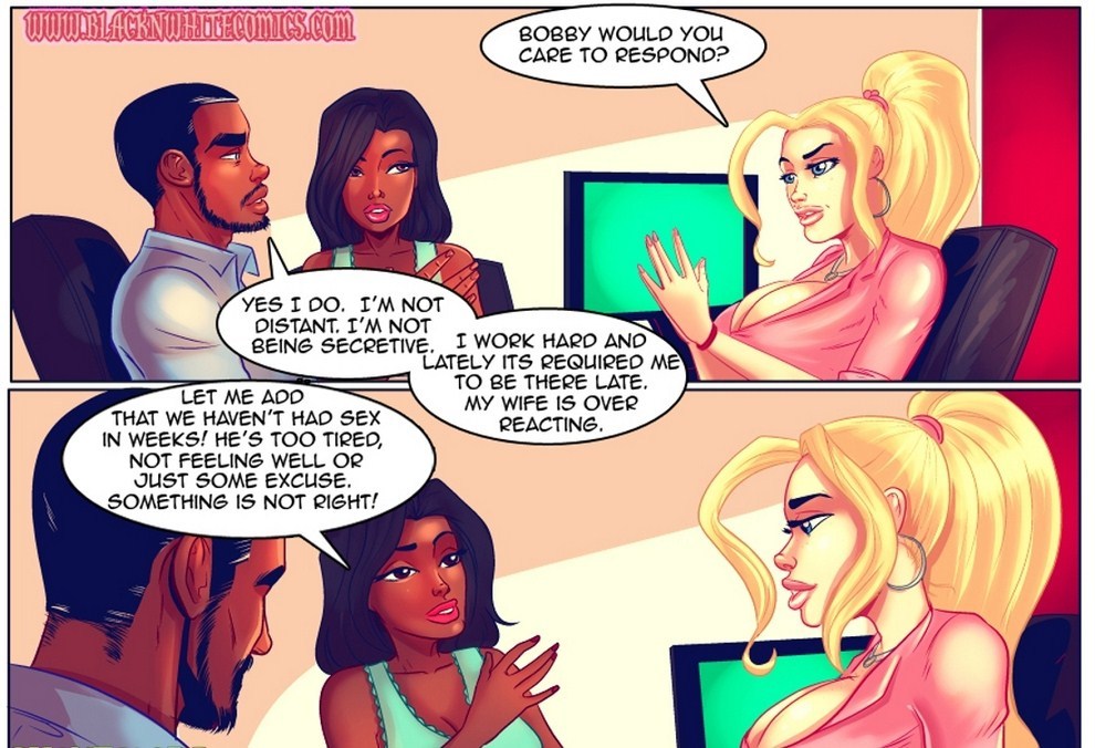 adultcomics34:  Black and white THE MARRIAGE COUNSELOR