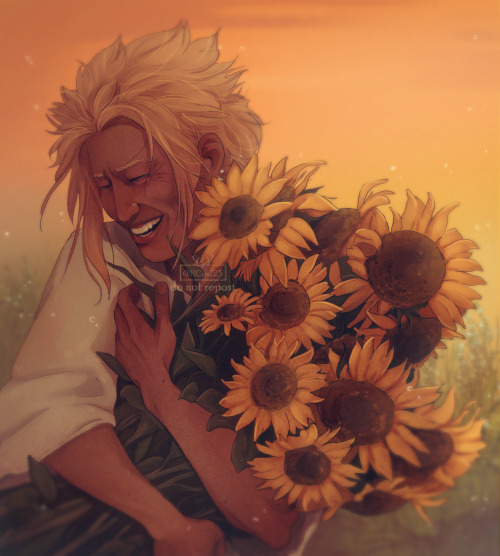 rcrisdraws: For @machtlos!!!!!!!!!!! Toshinori deserves the love and happiness!!!!!