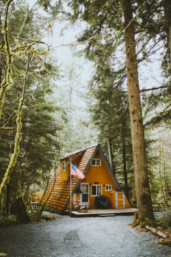 cabinporn:  Mt Rainier National Park, Washington Submitted by Holly Phan / @hollypopss