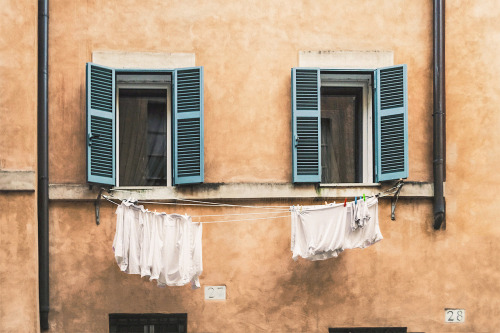 Windows of RomeRome |  Narrow streets  |  Trastevere