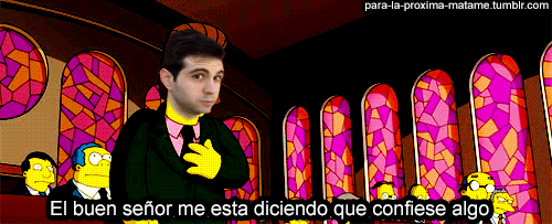 para-la-proxima-matame:  estaba viendo la pelicula de los simpson con mi sobrina,