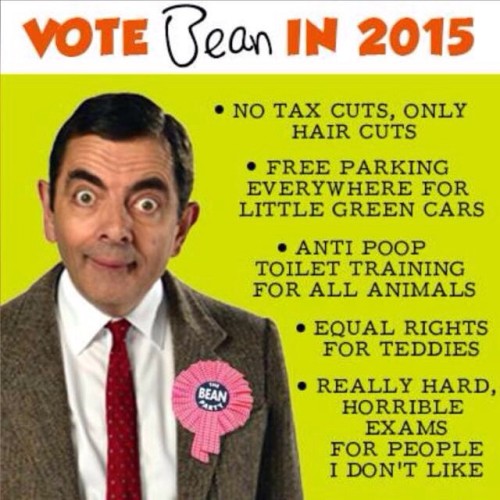 Vote for Mr.Bean #vote #uk #unitedkingdom #fun #funny #quotes