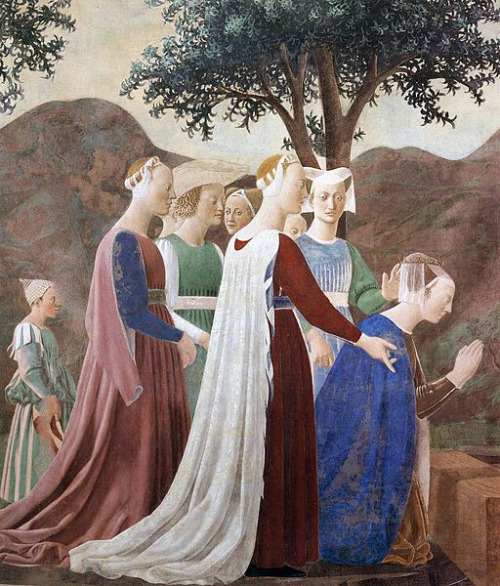 Procession of the Queen of Sheba by Piero della Francesca, 1452-66