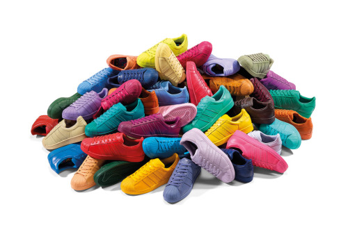 Adidas Originals by Pharrell Williams Superstar Supercolor Pack.