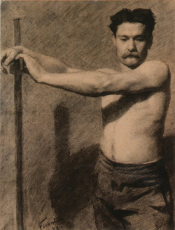 Man Standing (1878), Émile Friant  